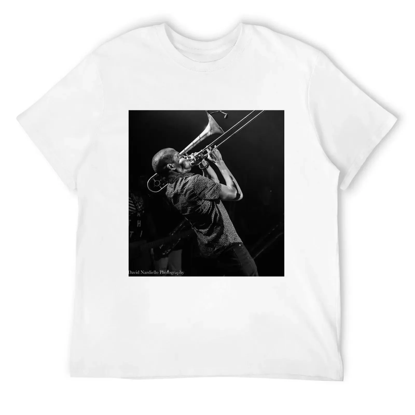 

Troy “Trombone Shorty” Andrews T-Shirt heavyweights T-shirts man Luxury man men clothes