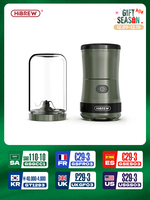 HiBREW 3-in-1 Portable Pulverizer Coffee Bean Grinding Juice Extraction Ice Crushing