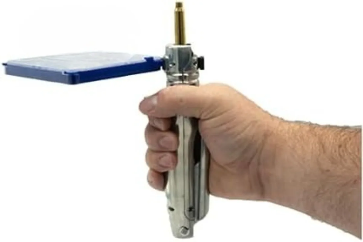 

Platinum Series Perfect Seat Hand Primer Seating Tool with Case for Reloading, Black