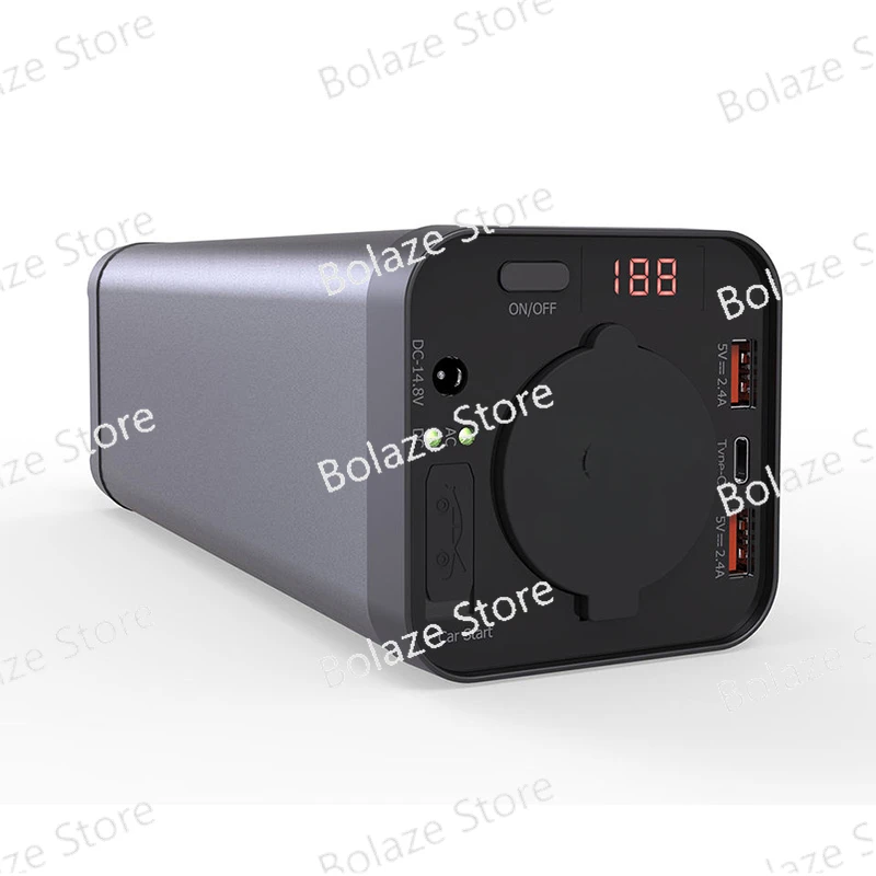 150wh Portable Power Bank Ac Dc 40000mah Usb Power Station for Travel Laptop Car Jump