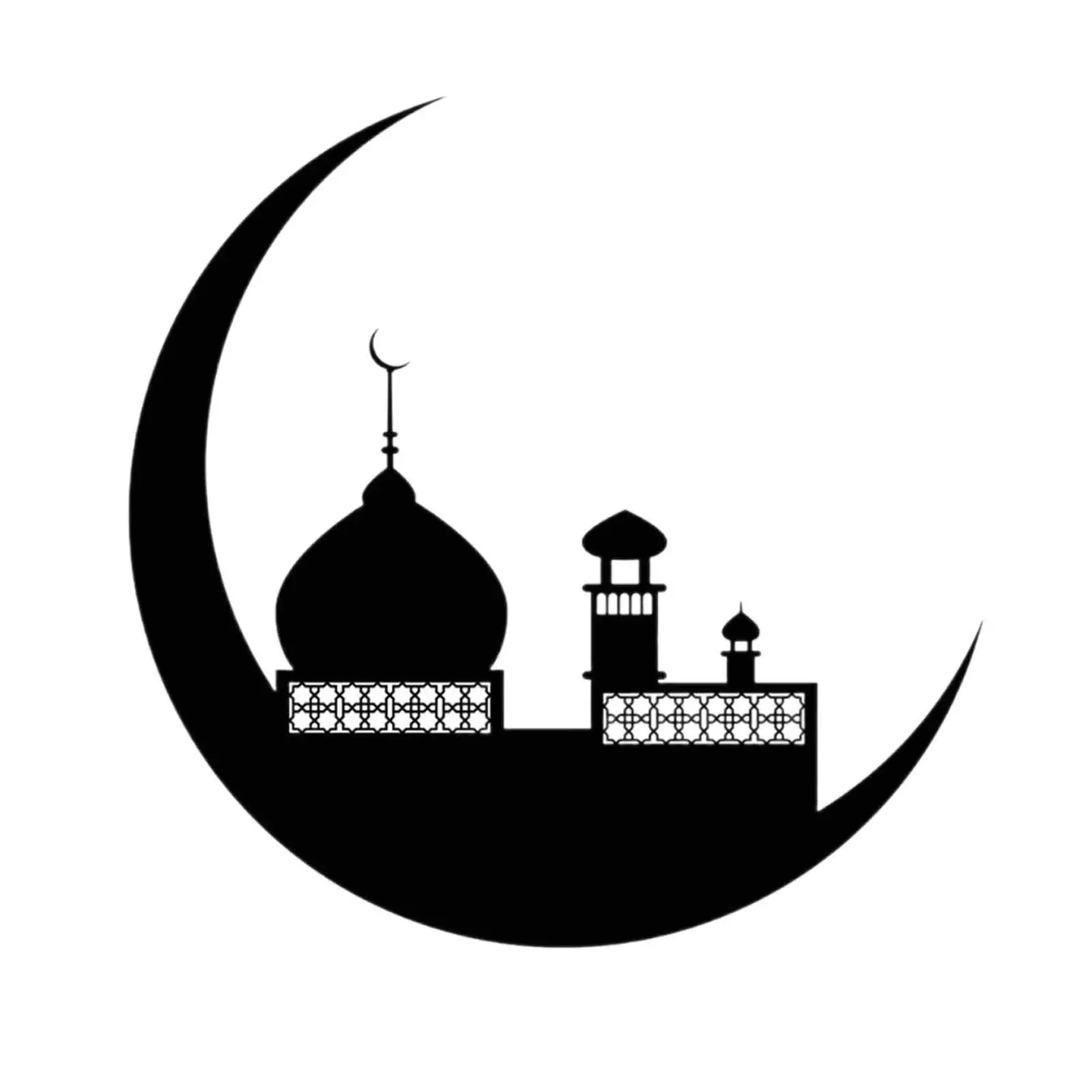 Ramadan Wall Decoration Hanging Ornament Background Sign Metal Wall Art Decor