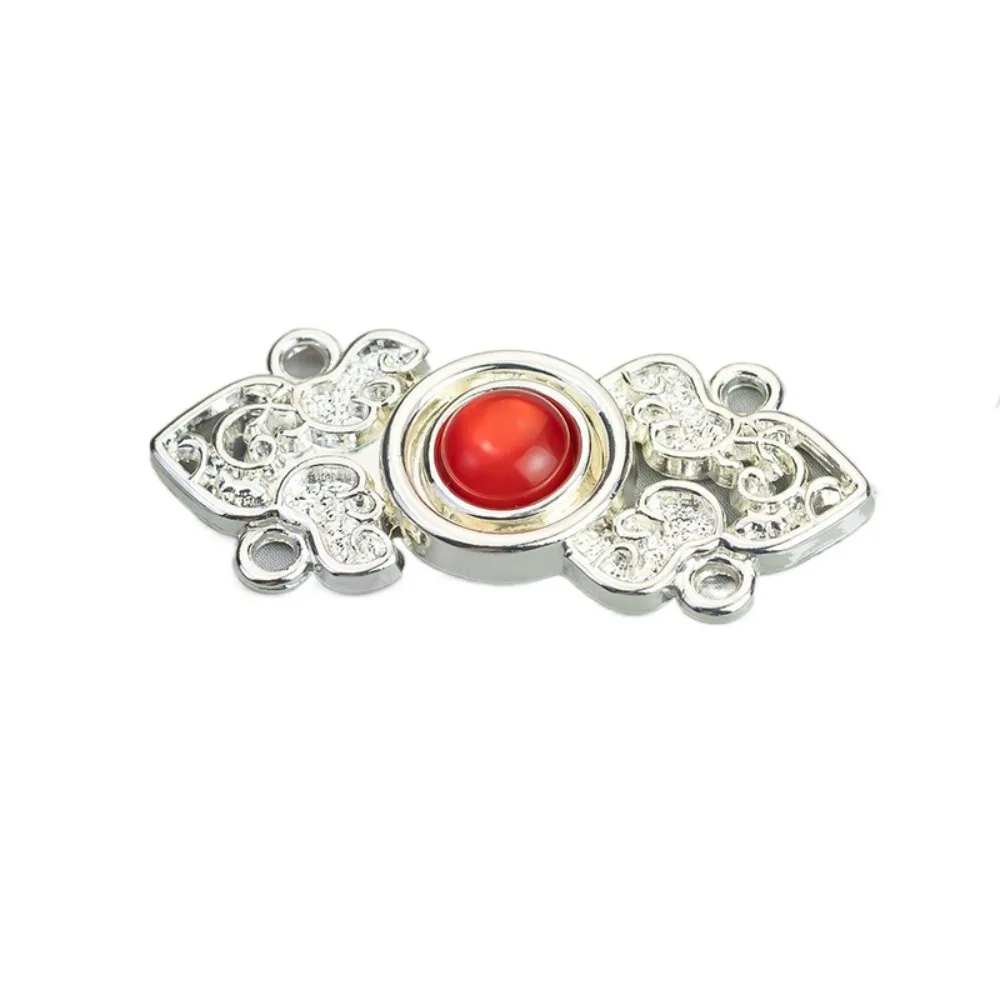 

10PCS Chinese Style Metal Buttons Traditional Elegant Hanfu Decorative Buckle Zinc Alloy Delicate Cheongsam Button Reduce Waist