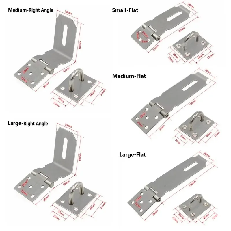 

Замок-защелка для двери, 90 градусов, прямоугольный, для сарая, ворот, бытовой, антивандальный, с крепежными винтами