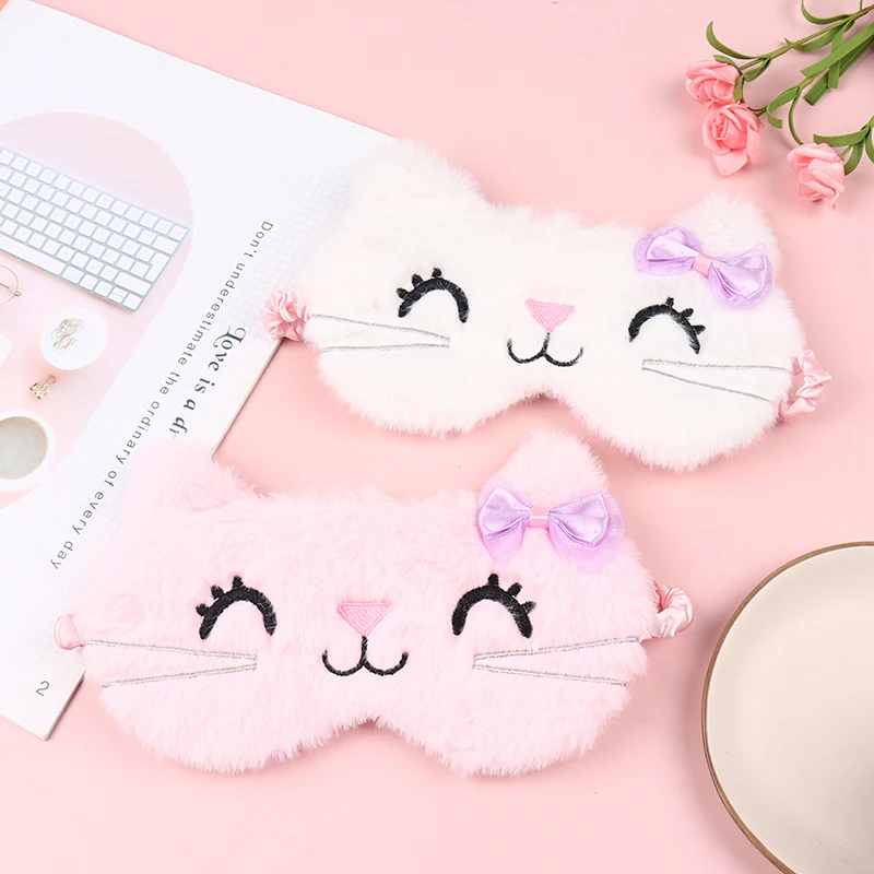 （Summer4）1 Pc Sleeping Mask Blindfold Eye Cover Kids Anime Sleep Mask Cartoon Travel Rest