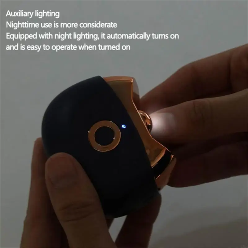 D5QA Baby Pedicure Tool Electric Nails Care Cutter with Light Safe and Efficient Nails Trimmer Nails File Adult Manicure Tool
