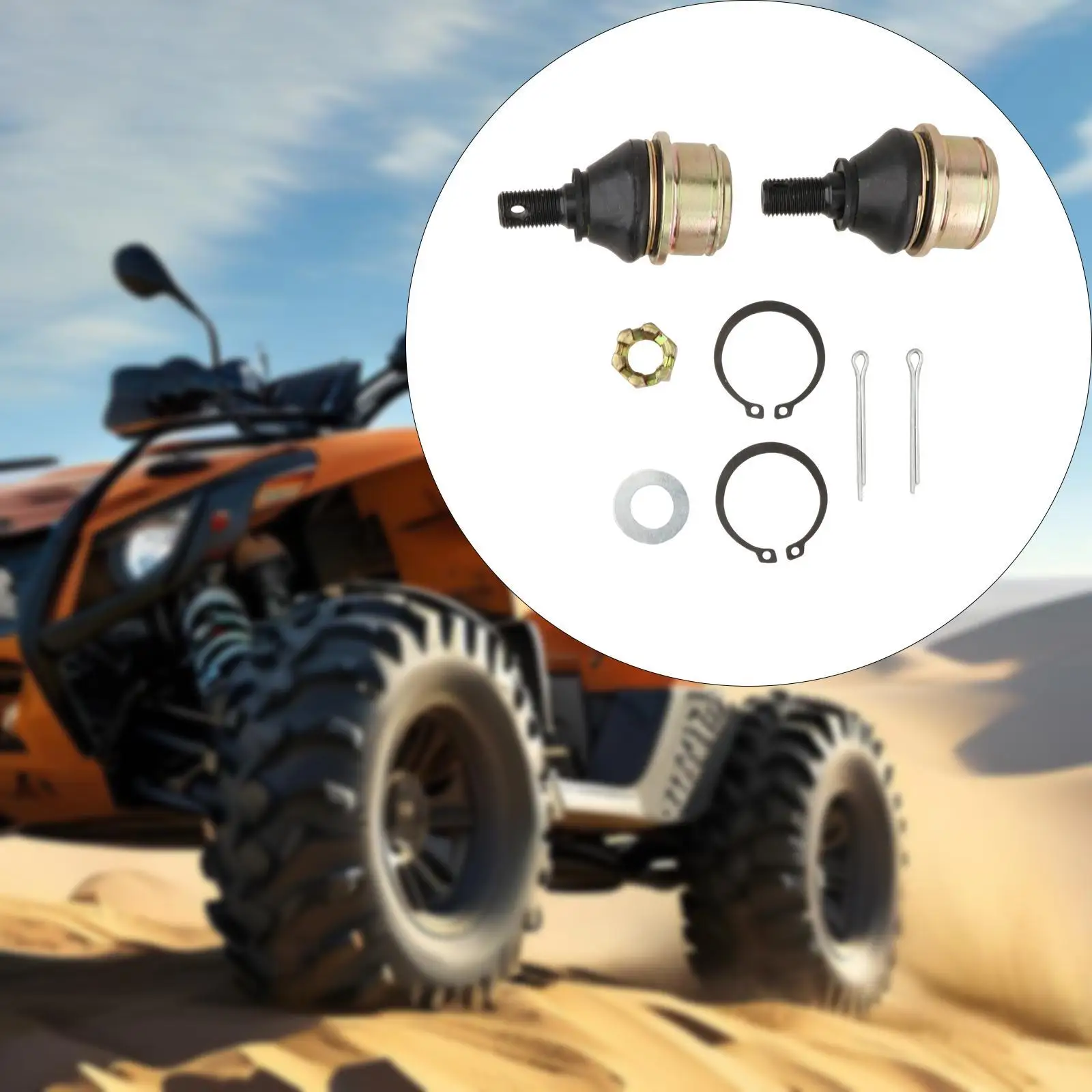

2x 59266-0738 ATV UTV Easy to Install Repair Garage Accessories Ball Joints for Kawasaki Kaf620 Mule 4010 4x4 SE 2017-2024