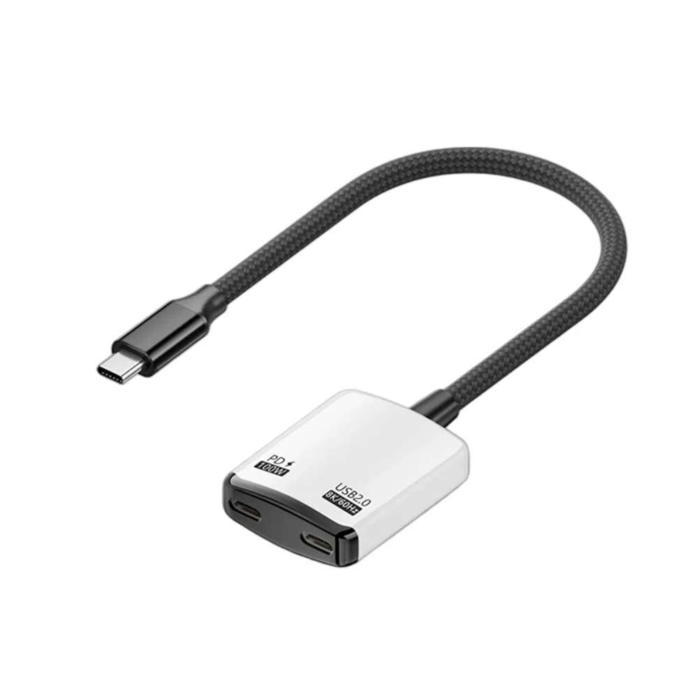 

Адаптер для AR-очков: проекция 8K@60Hz и быстрая зарядка 100W, совместим с USB 2.0, передача данных 480 Мбит/с