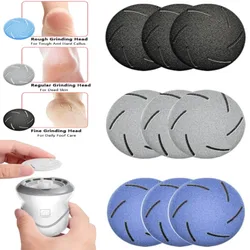 Portable Electric Vacuum Adsorption Foot Grinder Replaceable Grinding Head Electronic Foot File Pedicure Heads Black Blue Grey