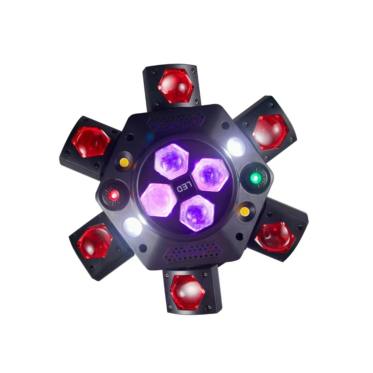 Remote Control DJ Lighting 150W LED Bee Eye Moving Head Light Flash Effect Light with White Yellow Strobe Beam for Night Club