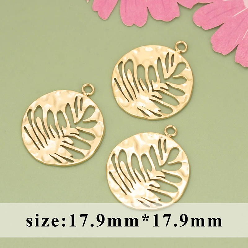 Assoonas, 4 Stück/Set, MD42, Schmuckzubehör, 316L-Edelstahl, nickelfrei, Anhänger, handgefertigt, Schmuckherstellung, DIY-Anhänger – Detail 6