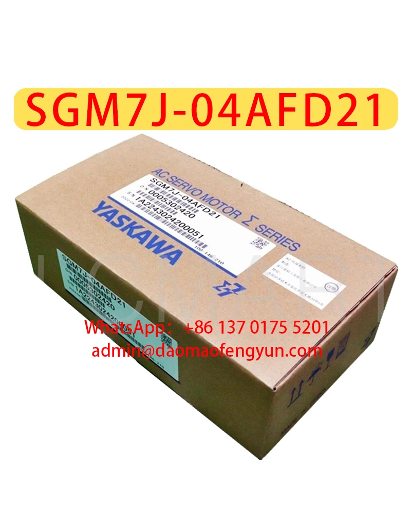 

SGM7J-04AFD21 Совершенно новый серводвигатель, SGM7J 04AFD21, быстрая доставка