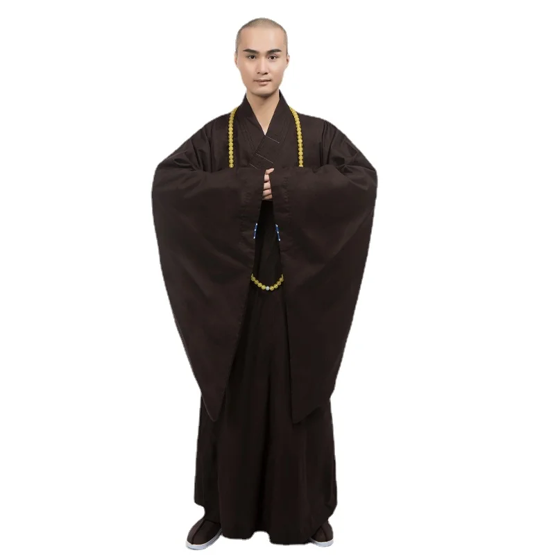 

Haiqing Lay Buddhist Clothes Men's and Women's Spring and Autumn Haiqing Clothes Monk Costume Cotton Haiqing Lay Buddhist