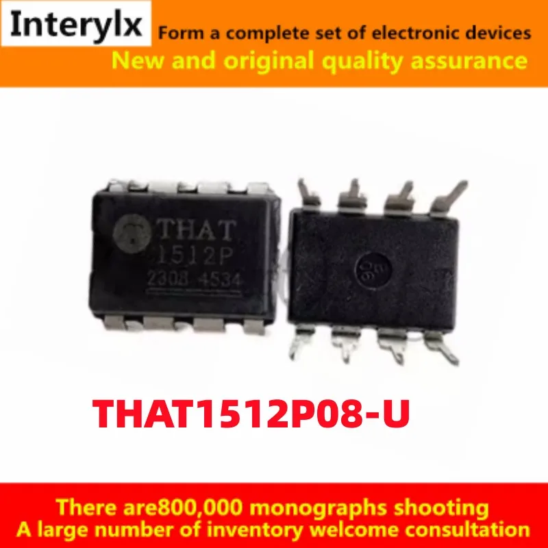 

1-10 шт./лот оригинальный THAT1512 THAT1512P08-U THAT1512P высокопроизводительный аудиоусилитель