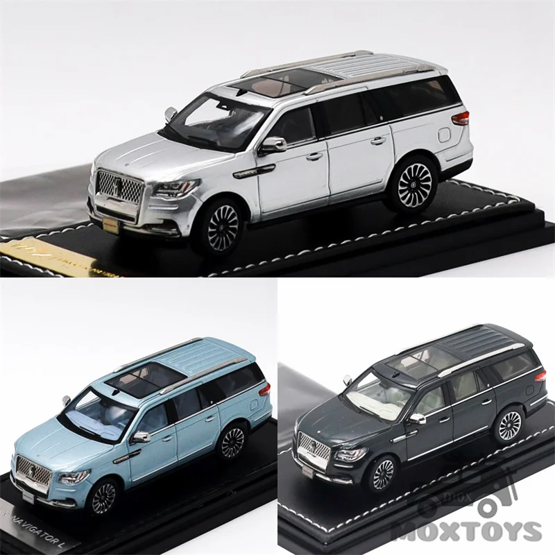 

WTX 1:64 Navigator SUV Blue Sliver Green Diecast Model Car