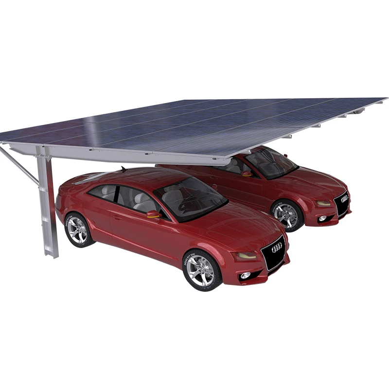 Hot Sale Solar Mounting Carport Carbon Steel Single Column System Solar Carport For Car Parking