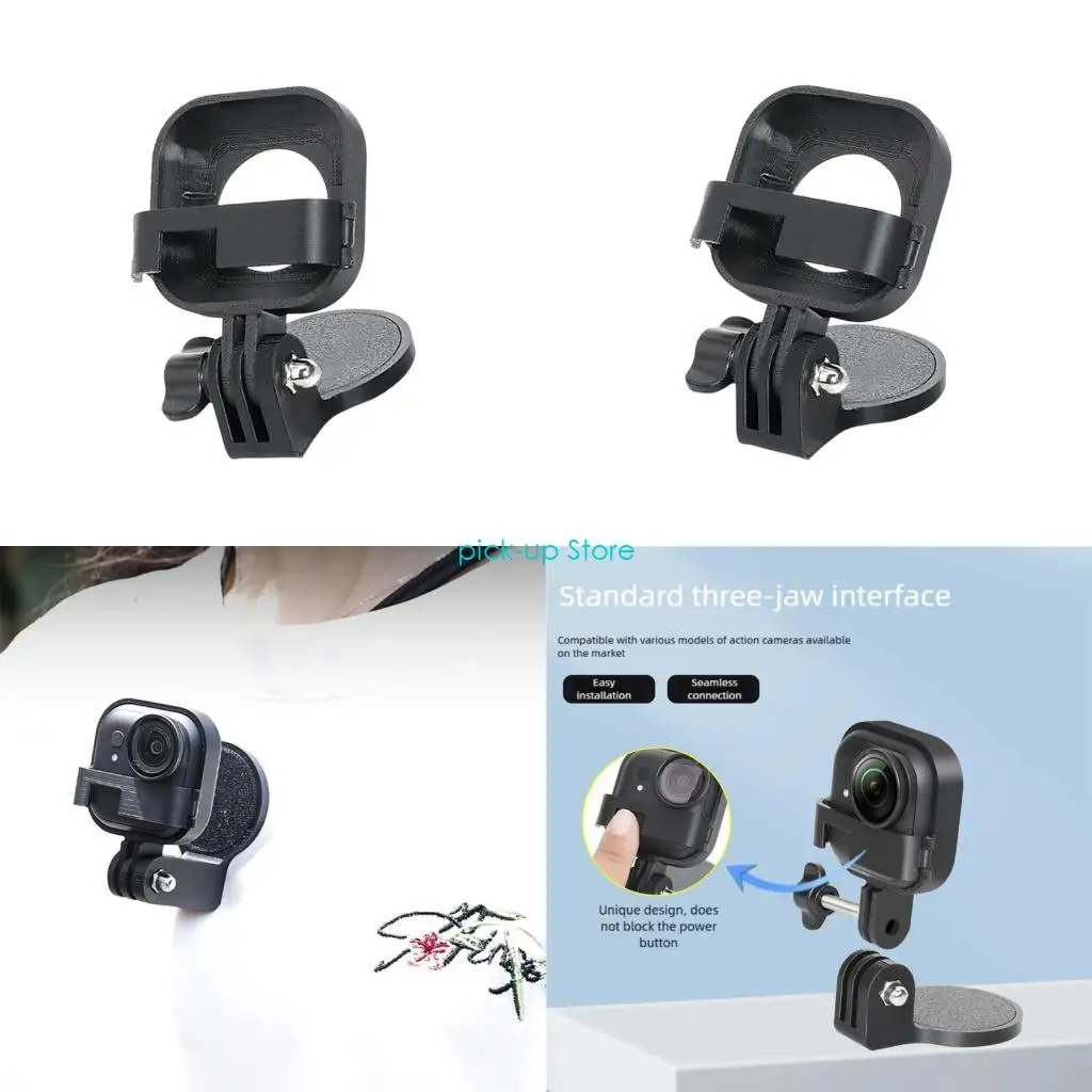 Q5WA Plastic Camera Mount With Secure Grip For GO Camera and Wide Compatibility