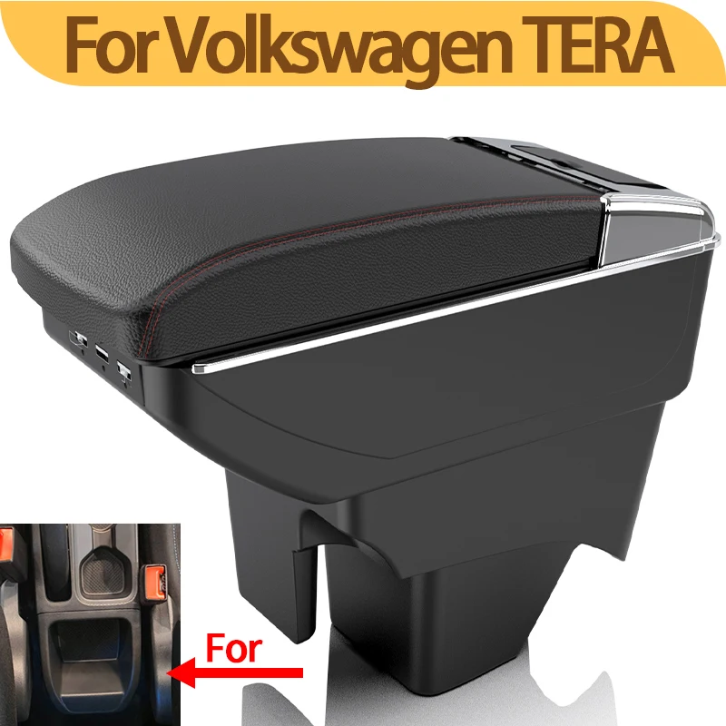 

For Volkswagen TERA car center console modification multi-functional armrest double-layer storage Car interior elbow rest access