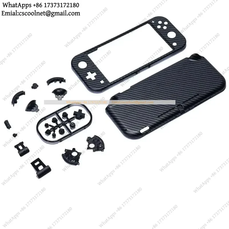 Replacement Housing Shell Case Buttons Tempered Glass Screen Protector Kit for Nintendo Switch Lite Console DIY Mod Accessories