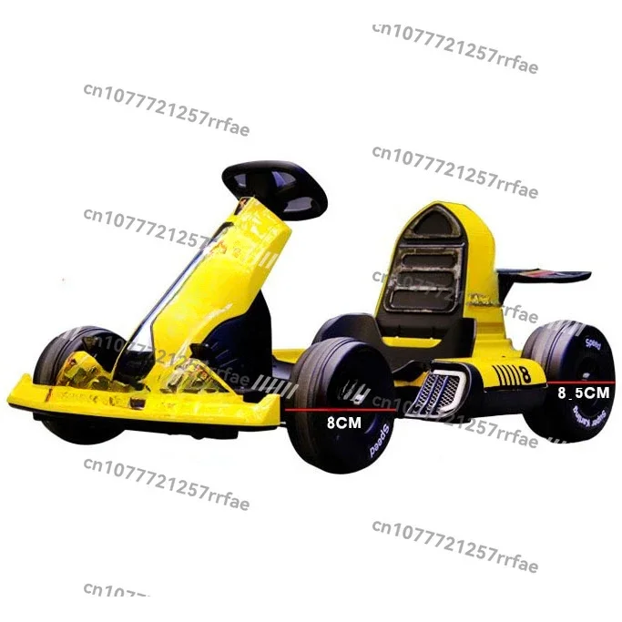 DC12V Dual Drive Fast Adult Children's Electric Kart Set Racing Car Electric Riding Children's Electric Toy Car