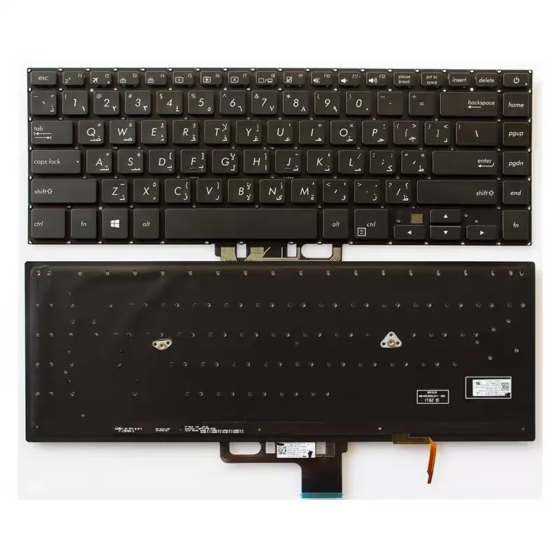 Replacement keyboard for ASUS UX550GE VD/E U5500 U5800 UX580 U5100U UX530UX with essays