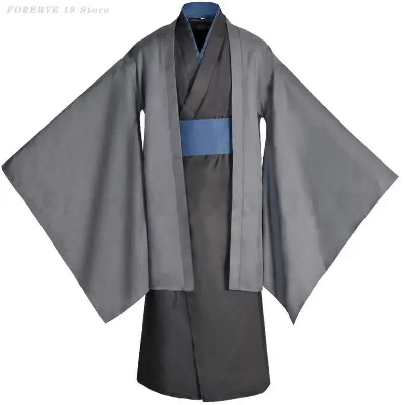 

Grey Kimono Outfit Zen Costumes Fushiguro Toji Cosplay Costume Man Halloween Anime Party Role Play Clothing Men's Uniform
