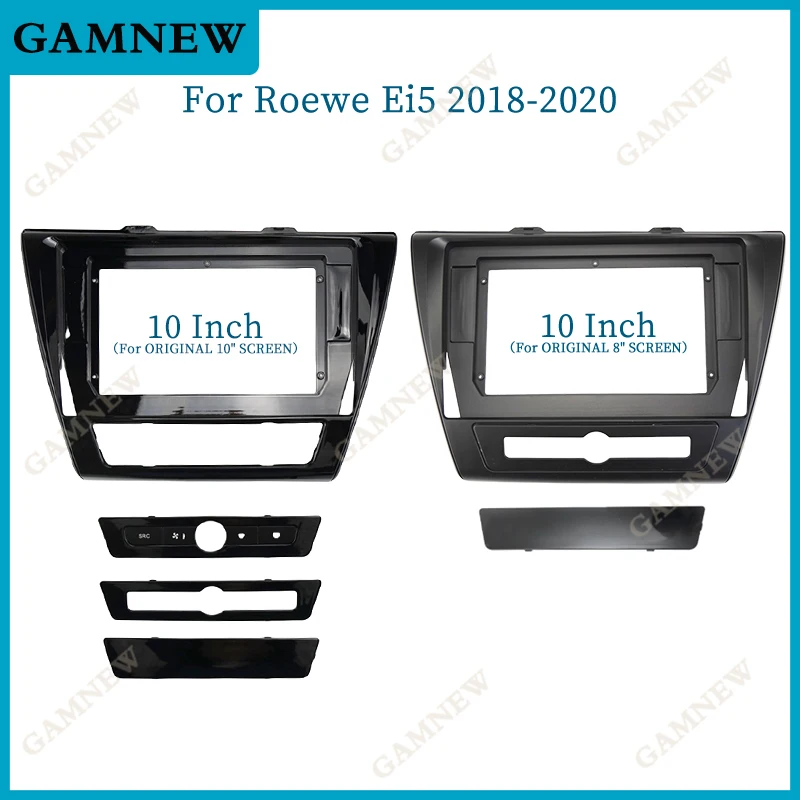 

10-дюймовый автомобильный адаптер рамки Canbus Box Android Radio Dash Монтажная панель Комплект для Roewe i5 2018-2020