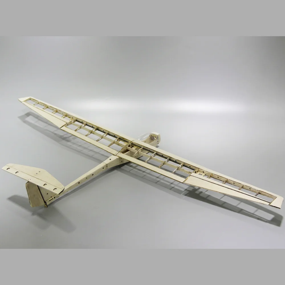 RC AirPlanes Laser Cut Balsa Wood Airplane Kit  Wingspan 1040mm GUPPY Glider Frame without Cover Model Building Kit