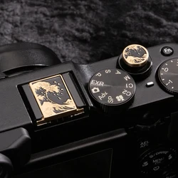 The Great Wave off Kanagawa Camera Hot Shoe Cover Protector Cover For Canon R5 Mark II Fujifilm XT50 Nikon Sony A9M3 Lumix S9