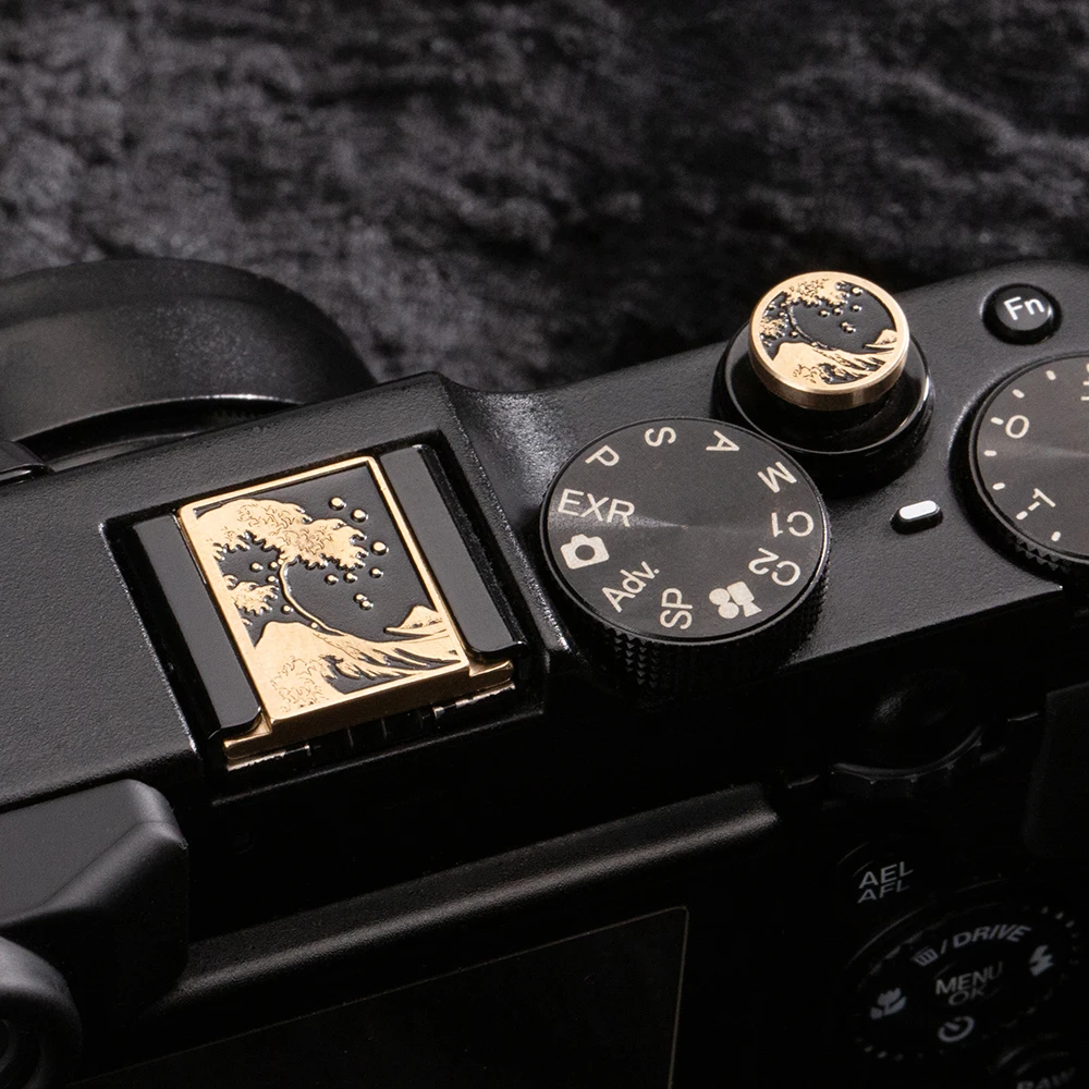 The Great Wave off Kanagawa Camera Hot Shoe Cover Protector Cover For Canon R5 Mark II Fujifilm XT50 Nikon Sony A9M3 Lumix S9