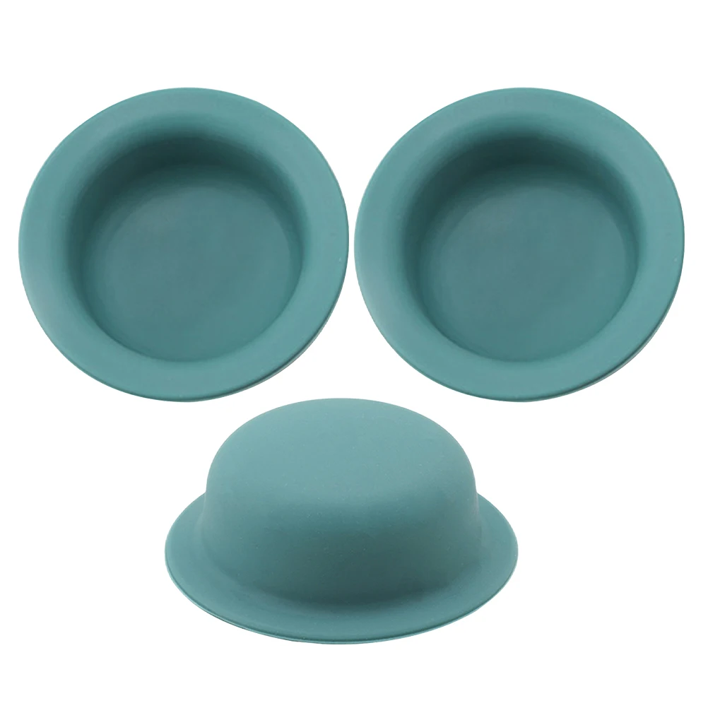 

3pcs Silicone Pot Lid Handle Cover Heat Resistant Anti Scald Universal Fit Replacement Knob Grip Sleeve for Cookware Casserole