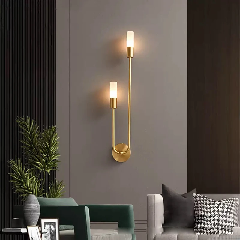 

Креативные светодиодные настенные светильники с лампами G9, настенные бра для спальни, гостиной, интерьерные лампы для прихожей