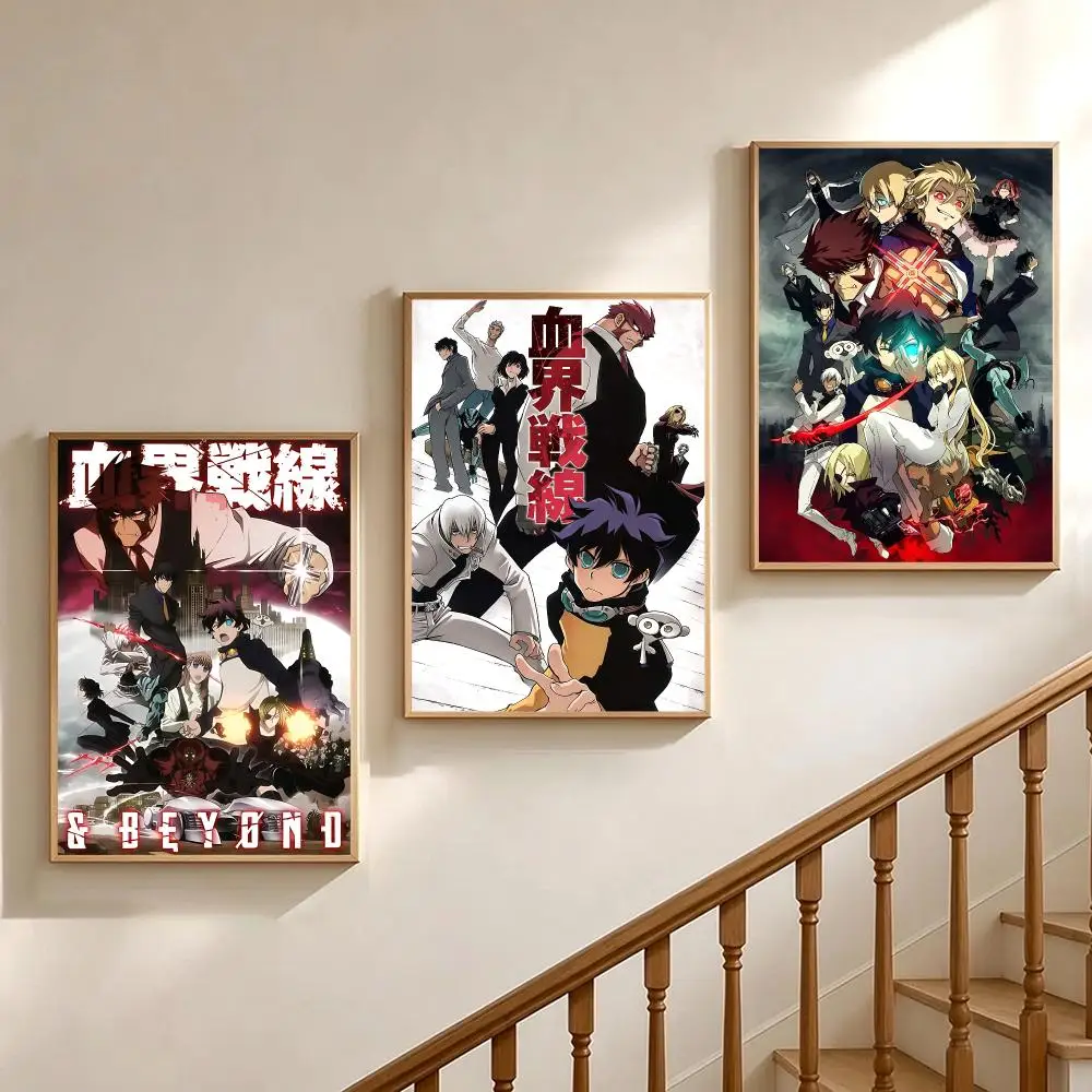 anime Kekkai Sensen Poster Poster HD Printing Soothing and Cream Style Home Decor for the Living Room Cafes Gift
