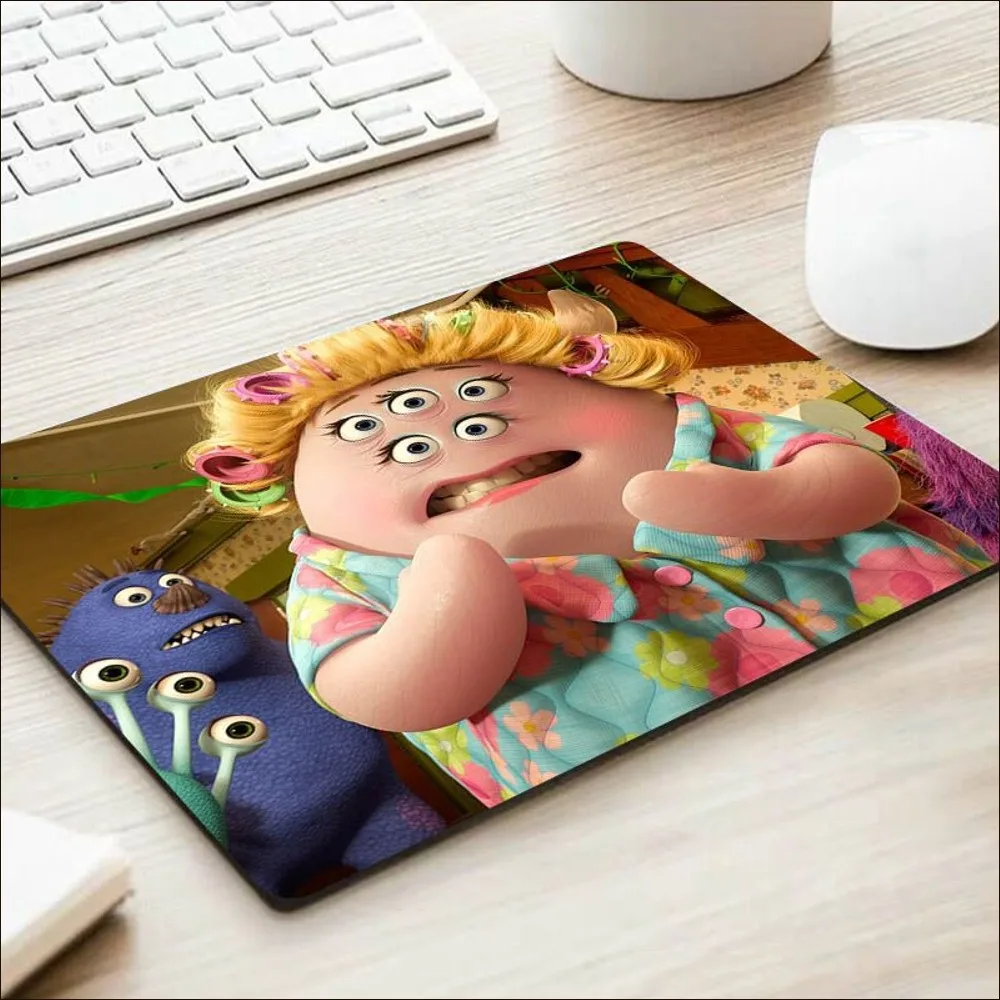 Disney Mmonster University Mousepad Custom Skin Desktop Desk Mat Kawaii Gaming Accessories Students Writing Pad Padmouse Mats