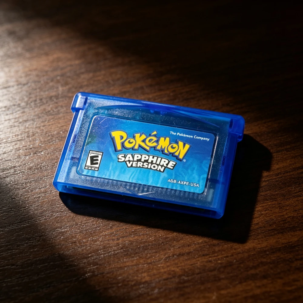 USA Pokémon 32 Bit Video GBA Game Card Bundle English Version Ruby Sapphire Emerald FireRed LeafGreen Gameboy Advance Cartridge view 6