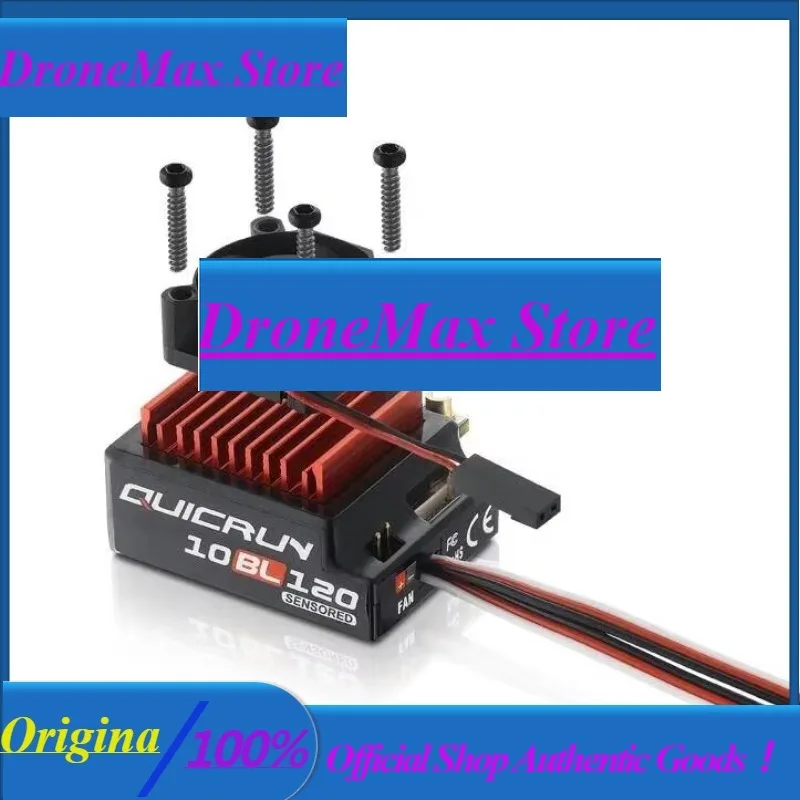 BoMassHobbywing QUICRUN Sensored 10BL120 120A /10BL60 60A 2-3S Lipo Speed Controller Brushless ESC For 1/10 1/12 RC Car Toy Spar