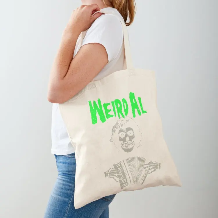 

Weird Al Yankovic Tote Bag Woman shopper bag Big bag women eco folding custom bags