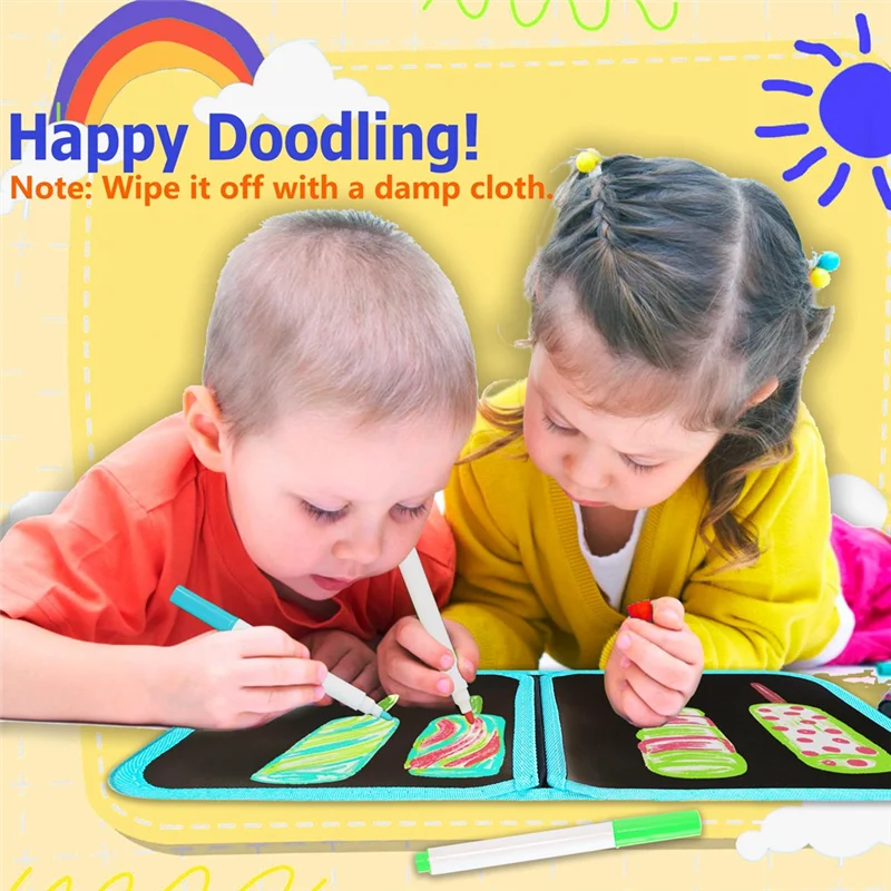 

AA51 стираемая книга для рисования, портативная многоразовая доска для письма для детей, подарки на день рождения, волшебный блокнот для рисования