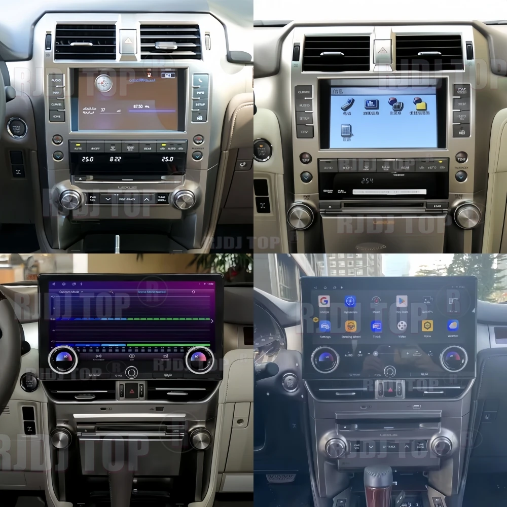 

Для Lexus GX460 GX400 2008-2023: Автомагнитола Android Auto, мультимедийный DVD-плеер, беспроводной Carplay, GPS-навигация, сенсорный экран, аудиосистема