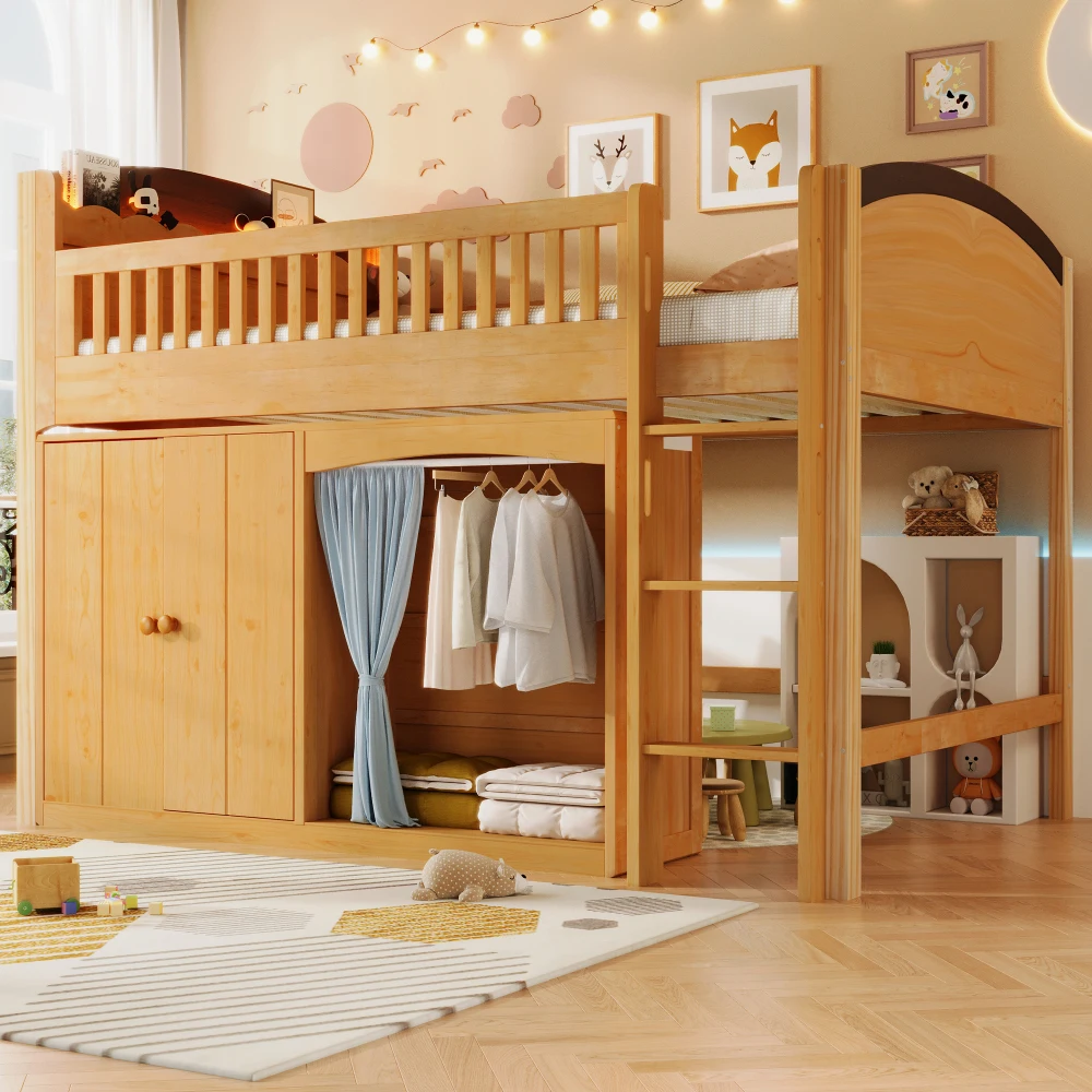 Twin Size Loft Bed …