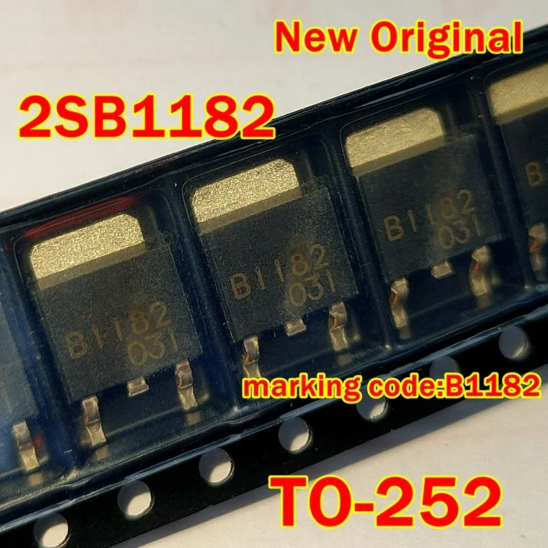

1pcs to 100pcs 2SB1182 TO-252 New Original marking code:B1182 Medium Power Transistor