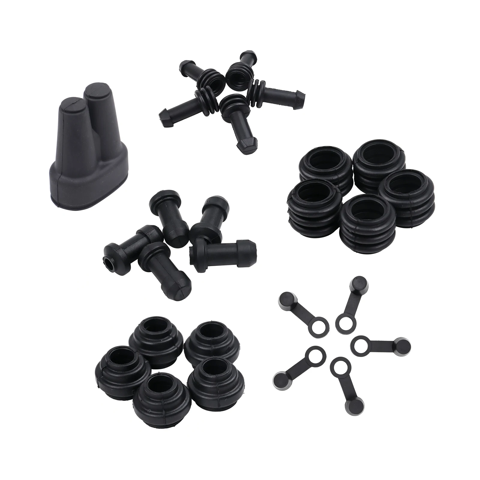Motorcycle Scooter Brake Upper and Lower Pump Caliper Shock Absorber Sleeve Dust Cover Rubber Disc Brake Pump Waterproof Cap