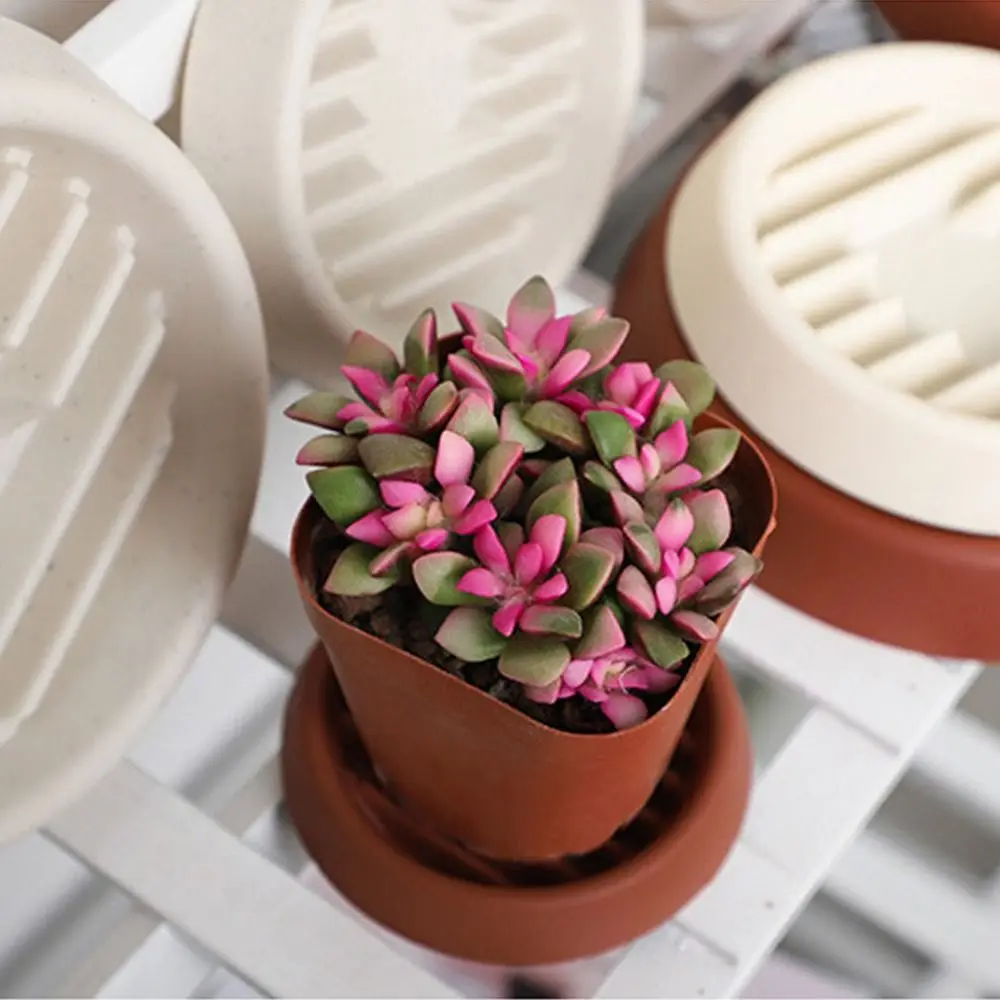 New Flower Pot Tray Plastic Round Drip Plant Tray Flower Pot Storage Tray Durable Flower Pot Base Saucers Indoor Outdoor