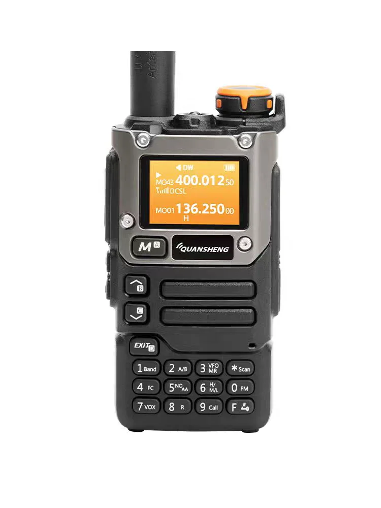 UV-K6 walkie talkie, full frequency band, high-power, one click automatic frequency synchronization, outdoor long-distance