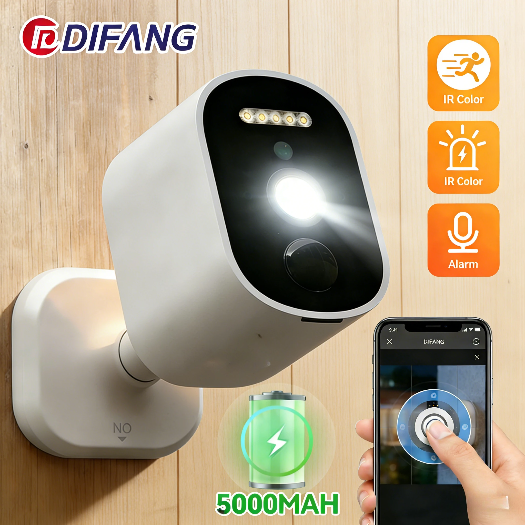 4G Sim Card Yoosee Cam Mini Battery Camera Video Monitor Security Protection 5000MaH Battery 4G Wireless Surveillance IP CCV Cam