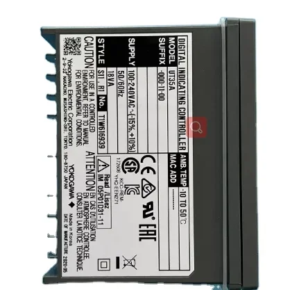 New Yokogawa Digital Indicating Controller UT35A-000-11-00