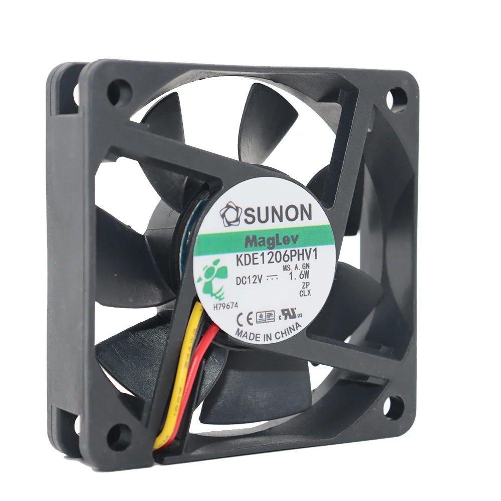 Brand new original KDE1206PHV1 6015 12V 1.6W silent magnetic levitation cooling fan 6CM cm