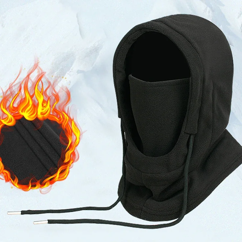 قبعة شتوية دافئة للرجال، وشاح قناع الوجه مقاوم للرياح والبرد، غطاء رأس متكامل لركوب الدراجات والتزلج #6