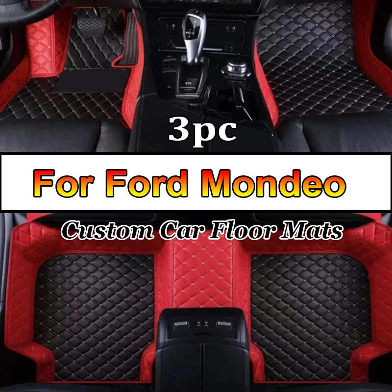 

Custom Car Floor Mats For Ford Mondeo MK4 Fusion 2007-2013 Auto Carpets Foot Coche Accessorie