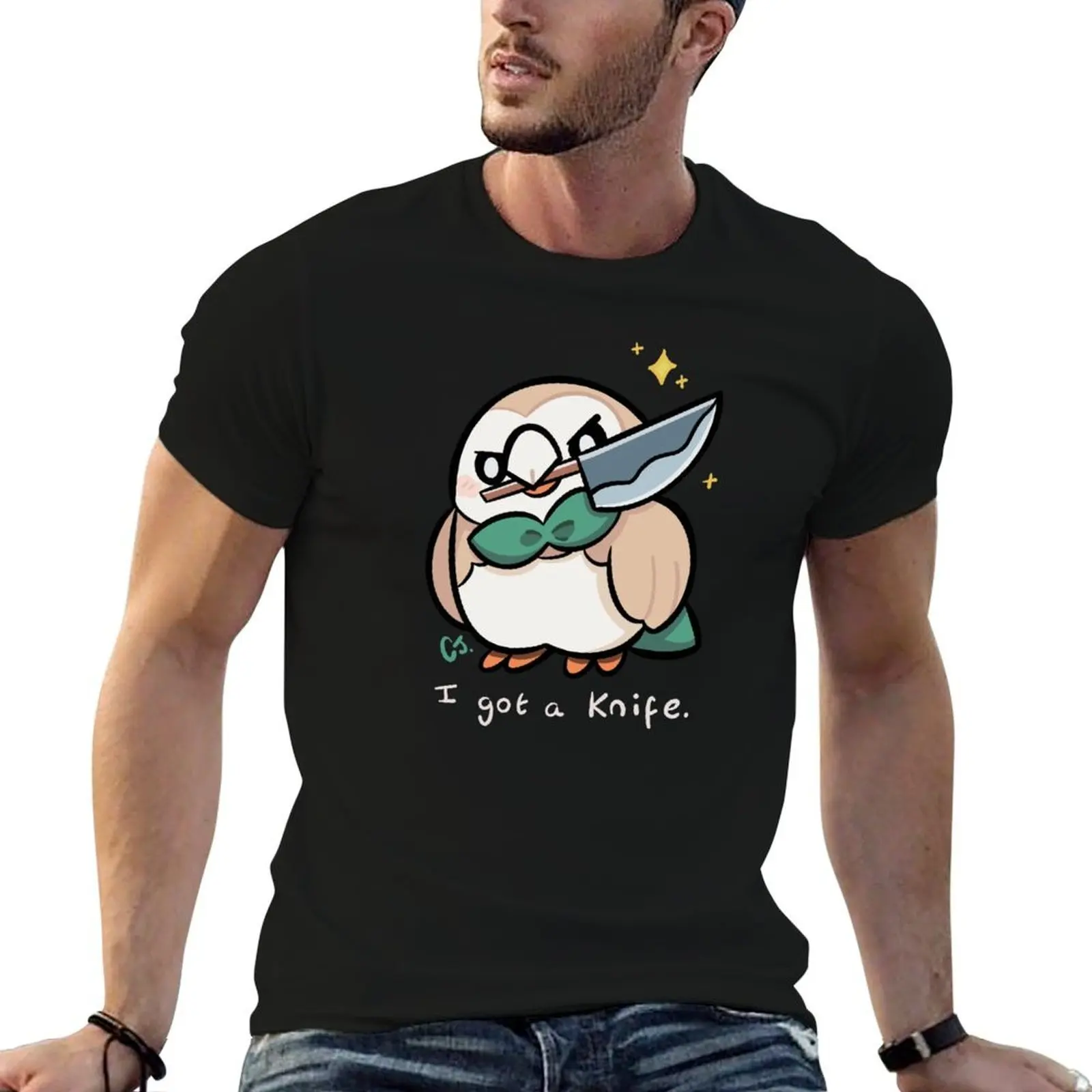 R?wlet “I got a Knife” T-Shirt summer tops Blouse tshirts for men