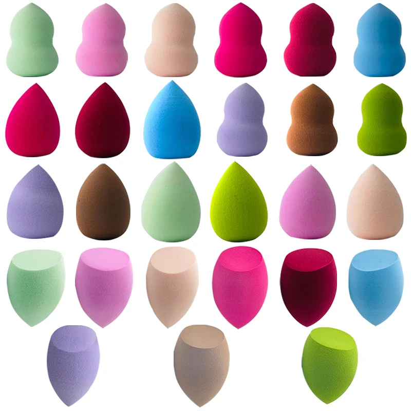 Esponja de látex suave para maquillaje,cosmética, terciopelo, base en polvo, herramientas de maquillaje facial,1 unidad,